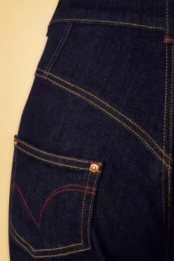 Doris Skinny Jeans In Donkerblauw