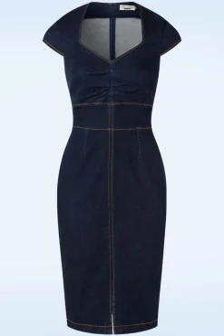 Dorothy Pencil Jurk In Blauw