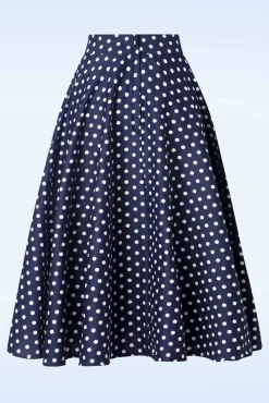 Dot Days Swing Rok In Navy
