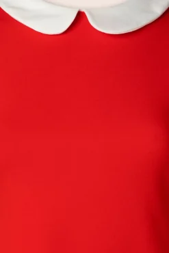 Ebony Jurk In Oranje Rood