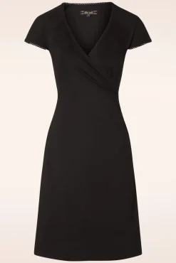 Ecovero Classic Overslagjurk In Zwart