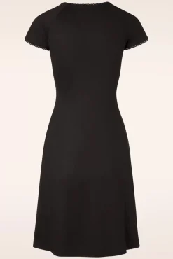 Ecovero Classic Overslagjurk In Zwart