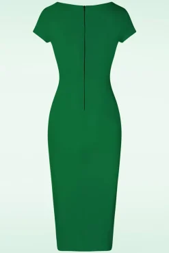 Effen Jurk In Smaragdgroen