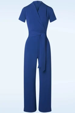 Emmylou Jumpsuit In Koningsblauw