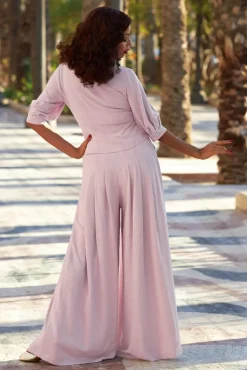 Falda Rosite Blazer Blouse In Oud Roze