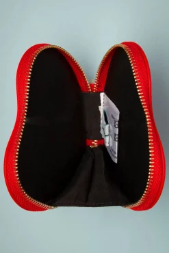 Fill My Heart Portemonnee In Lippenstift Rood