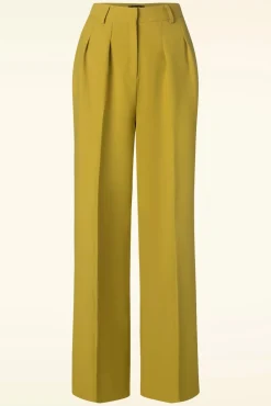 Fintan Simonet Pantalon In Sulphur Geel