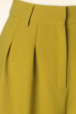 Fintan Simonet Pantalon In Sulphur Geel