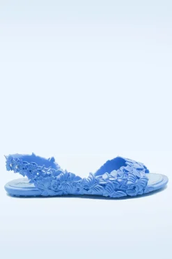 Flexi Butterfly Flipflop Sandaaltjes In Glossy Blauw