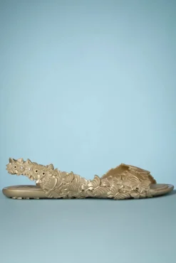 Flexi Butterfly Flipflop Sandalen In Goud