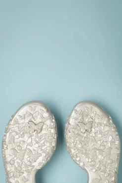 Flexi Vlinder Flipflop Sandalen In Pearl