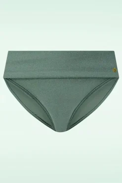 Flipover Bikinibroekje In Groene Glitter