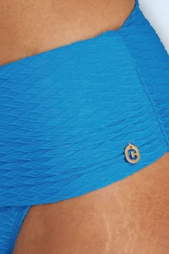 Flipover Bikinibroekje In Blue Snake