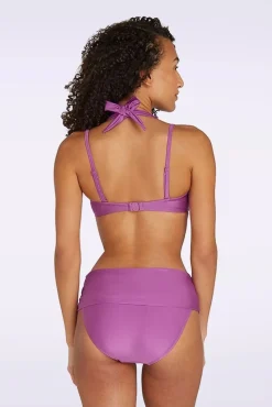 Flipover Bikiniroekje In Glanzend Lilapaars