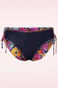 Flower Fantasy Bikinibroekje Met Hoge Taille In Multi