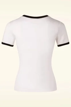 Fly With Me T-Shirt In Gebroken Wit