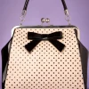 Frances Polka Star Tas In Zwart En Blush