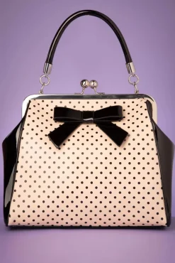 Frances Polka Star Tas In Zwart En Blush