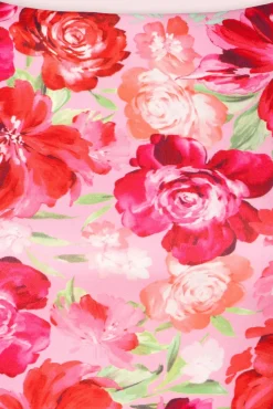 Francine Flower Swing Jurk In Roze