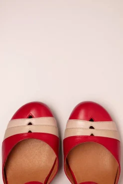 Frenchy Mary Jane Pumps In Rood