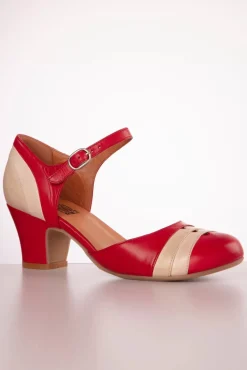 Frenchy Mary Jane Pumps In Rood