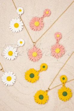 Friendly Wildflower Oorbellen In Wit