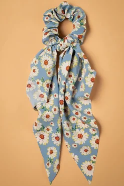 Geraldine Scrunchie In Blauw
