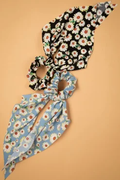 Geraldine Scrunchie In Blauw