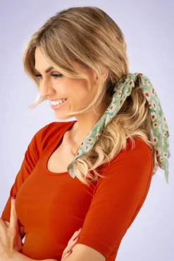 Geraldine Scrunchie In Groen