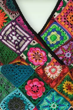 Gia Granny Maxi Jurk In Multi