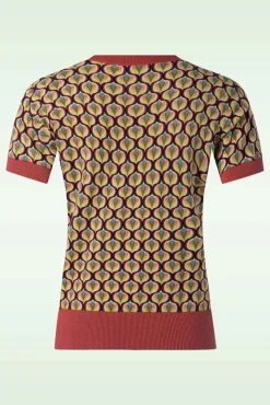 Gigi Indy Top In Delphinium Groen