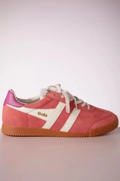 Gola Elan Suede Sneakers In Koraal