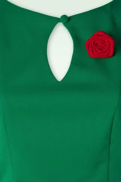 Graziella Pencil Jurk In Groen