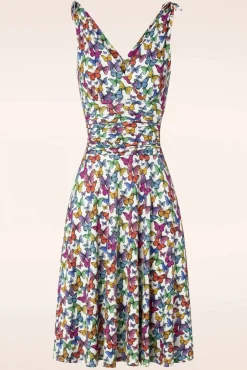 Grecian Vlinder Jurk In Multi