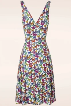 Grecian Vlinder Jurk In Multi