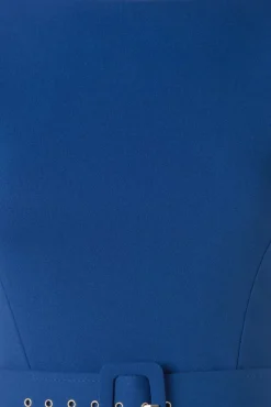 Gwen Pencil Jurk In Koningsblauw