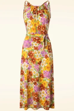 Hazel Marini Jurk In Tuscan Geel