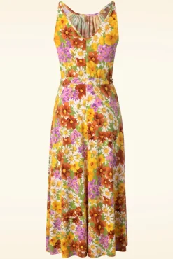 Hazel Marini Jurk In Tuscan Geel