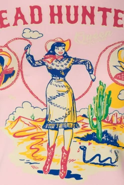 Head Hunter T-Shirt In Roze