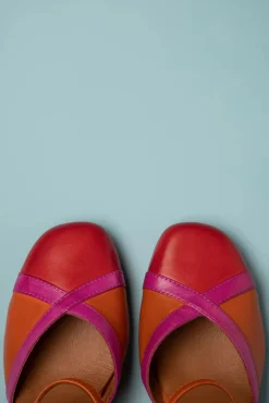Hedwig Mary Jane Pumps In Scarlet En Oranje