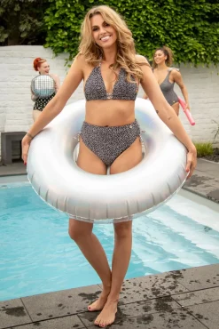 High Waist Bikinibroekje In Lil Flower