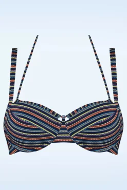 Holi Vintage Balcony Bikinitop In Multi