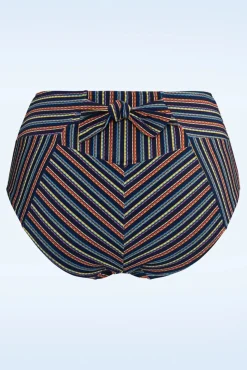 Holi Vintage Bikinibroekje Met Hoge Taille In Multi