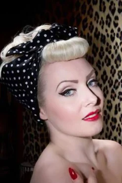 I Want Polkadots In My Hair Sjaal In Zwart