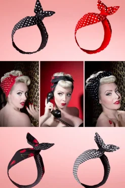 I Want Polkadots In My Hair Sjaal In Zwart