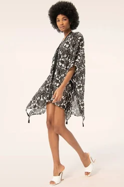 Inca Kimono In Zwart