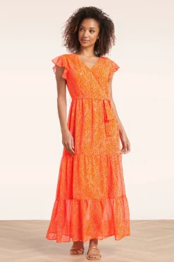 Ivy Maxi Jurk In Oranje