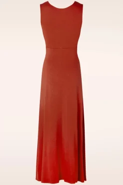 Jasmine Maxi Jurk In Steenrood