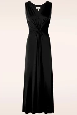 Jasmine Maxi Jurk In Zwart