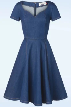 Jenna-Anne Swingjurk In Donkerdenim